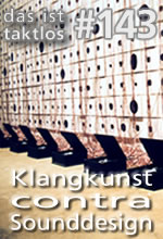 Klangkunst conra Sounddesign