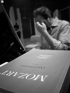 Mozart liegt flach