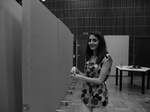 Die Sängerin: Danae Kontora, (Sopran)
