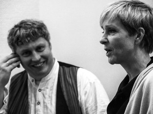 Regisseur Stechbart und Moderatorin Marlen Reichert. Foto: Juan Martin Koch