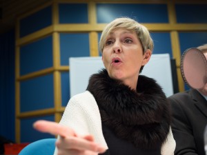 Moderatorin Marlen Reichert. Foto: Hufner